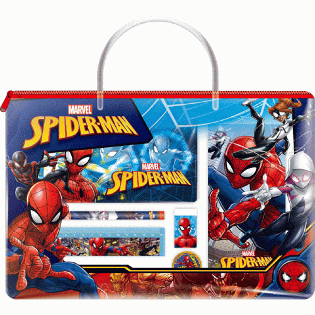 SPIDER-MAN - THWIP! + กระเป๋าพร้อมชุดเครื่องเขียน